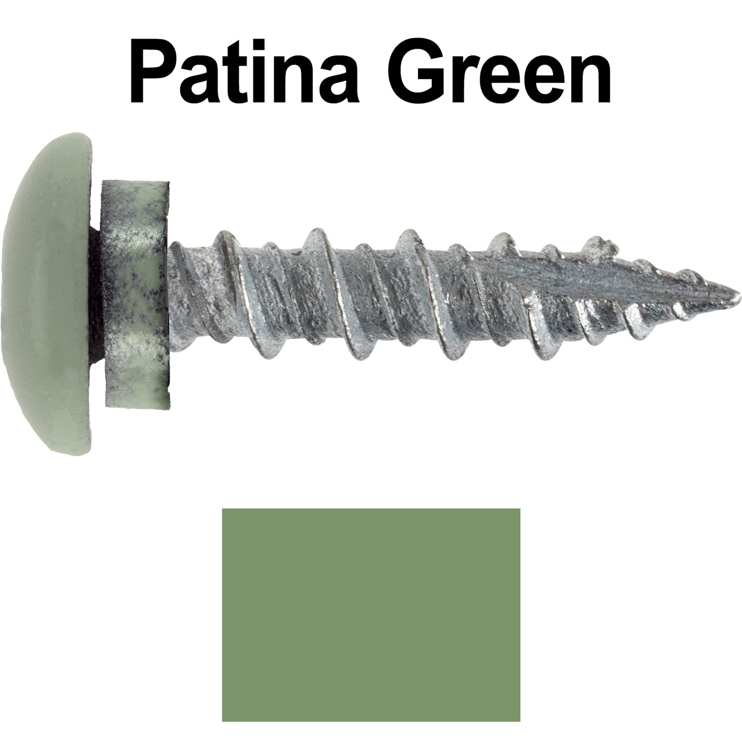 10 X 1" - LOW PROFILE Star Head Roofing Screws - HI-LO Thread - Metal To Wood - T25 Torx Drive Head - EPDM washer.