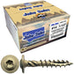 #14 Construction Lag Screws - Exterior Coated Torx/Star Drive Heavy Duty Structural Lag With Modified Truss Washer Head