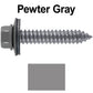 17 x 1-1/2 Metal Roofing Screws - Metal Panel to Metal Purlins and Recovery Screws - Hex Washer Head - EPDM washer.