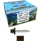 12 x 1-1/2" Stainless Steel Metal Roofing Screw - Hex Washer Head - Self starting/self tapping - EPDM washer. Colored head.