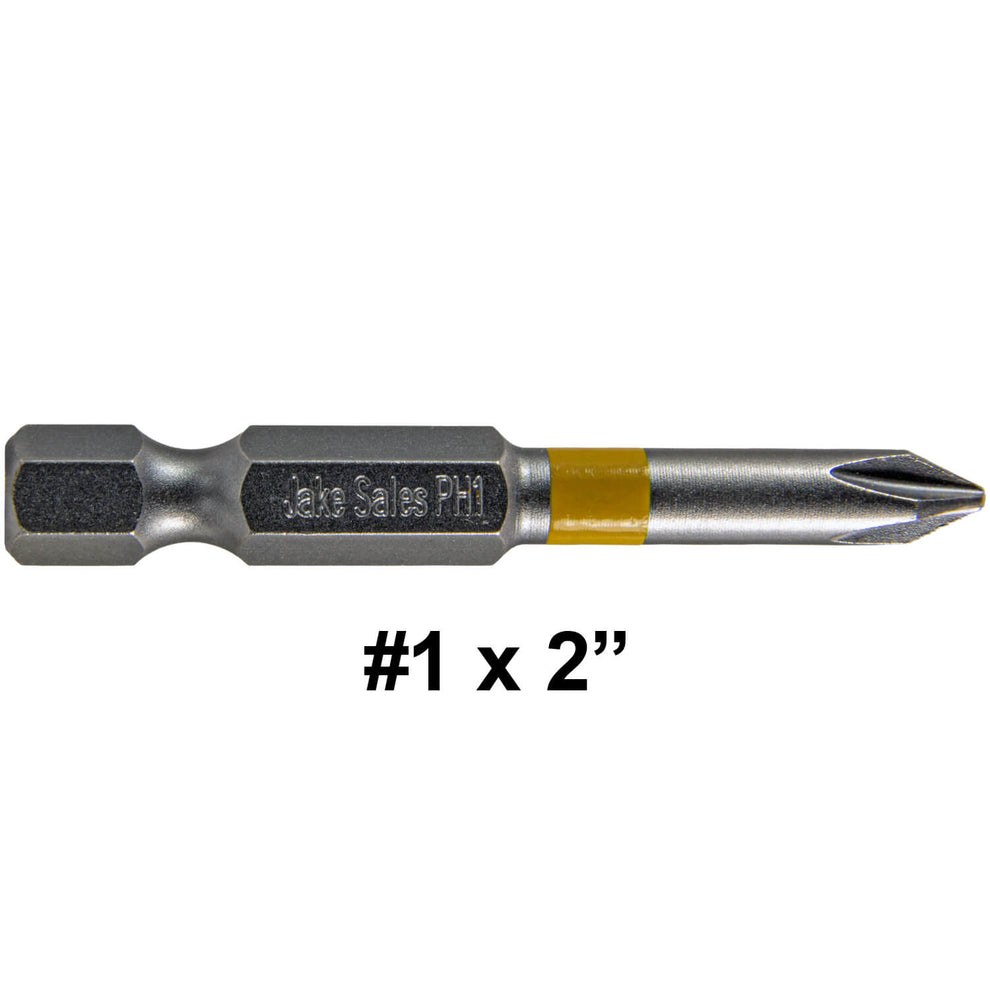 Phillips Driver Bits - with 1/4