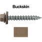 #14 x 1-1/2" Metal ROOFING SCREWS(250) Screws Hex Washer Head Sheet Metal Roof Screw. Self starting/self tapping metal to wood with EPDM washer. Colored head. For corrugated roofing