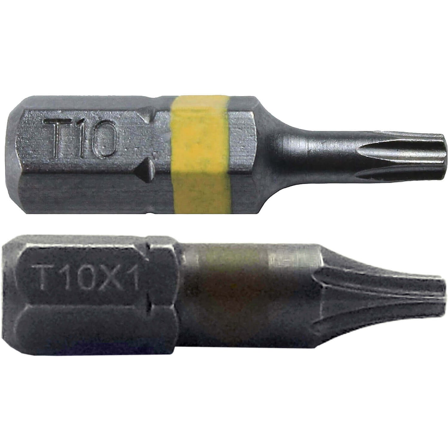 T10 (T-10) Torx/Star Driver Bit - Color Coded Torx/Star Drive Bit for Screws and Fasteners Requiring T10 (T-10) Size Bits