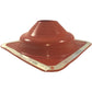 Dektite Red Silicone High-Temp Square-Base Flashing - 392°F Metal Roof Boot
