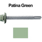 #12 x 2" Metal to Metal Type #3 Metal Roofing Screws - Hex Head Drill Point - 9/16" EPDM Washer.
