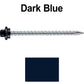 10 x 3” - STAINLESS HEX / ZINC Sheet Metal Roof Screw. Self starting metal to wood siding screws. EPDM washer. Colored head.