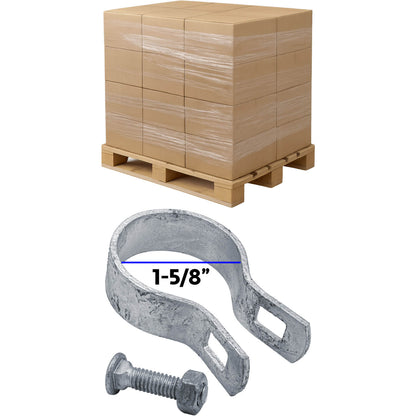Galvanized Brace Band for Chain Link Fence - Rail End Bracket