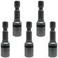 Magnetic Hex Head Driver Bits w/Quick Change Shank - Used for Installing Screws, Nuts, Bolts, etc. - Commonly Used for Metal Roofing Screws