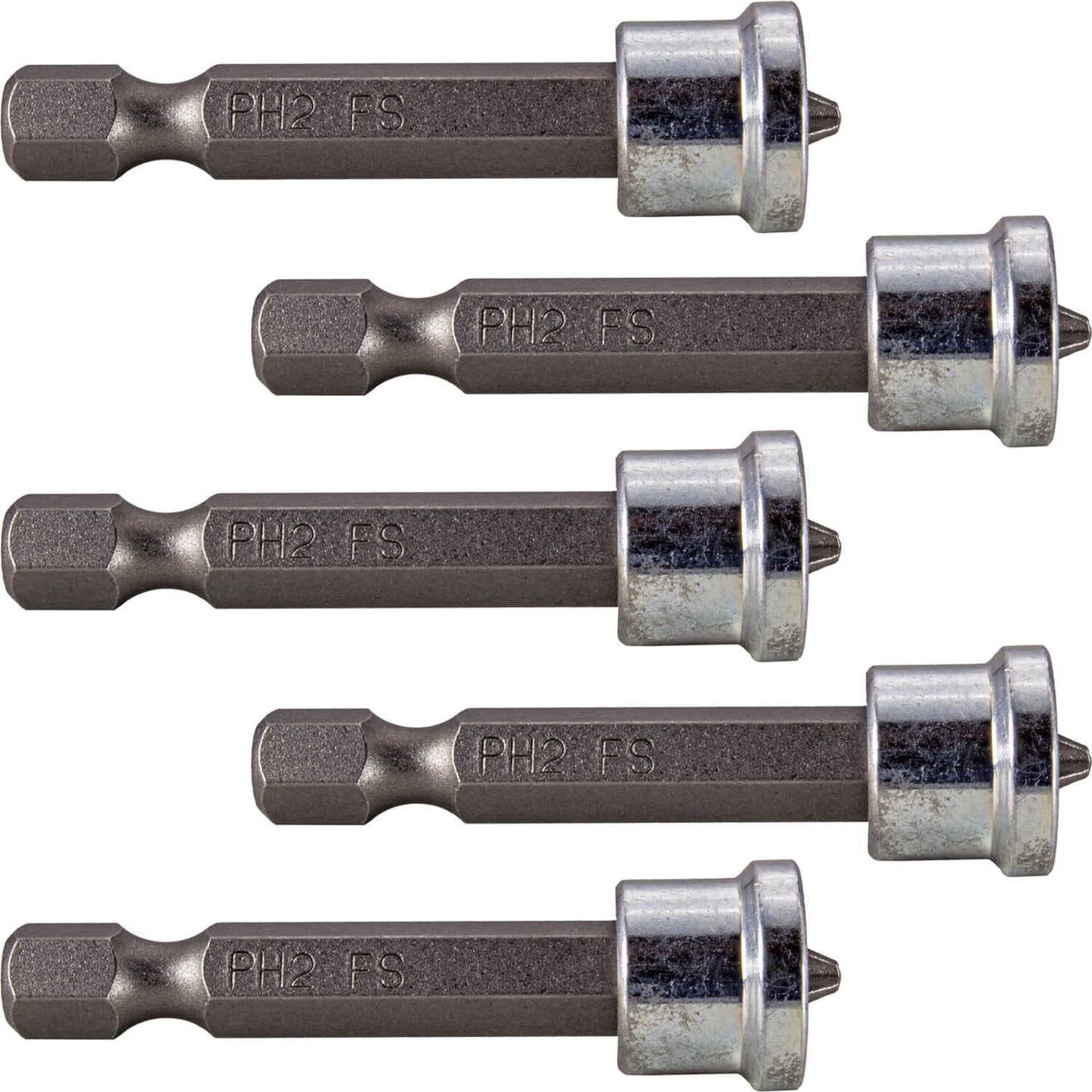 Phillips Driver Bits - with 1/4" Quick Change Shank