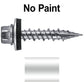 #9 x 1" Stainless Steel Metal Roofing Screws - Hex Washer Head - Self-Piercing (SP) tip metal to wood siding screws. EPDM washer. Colored head.