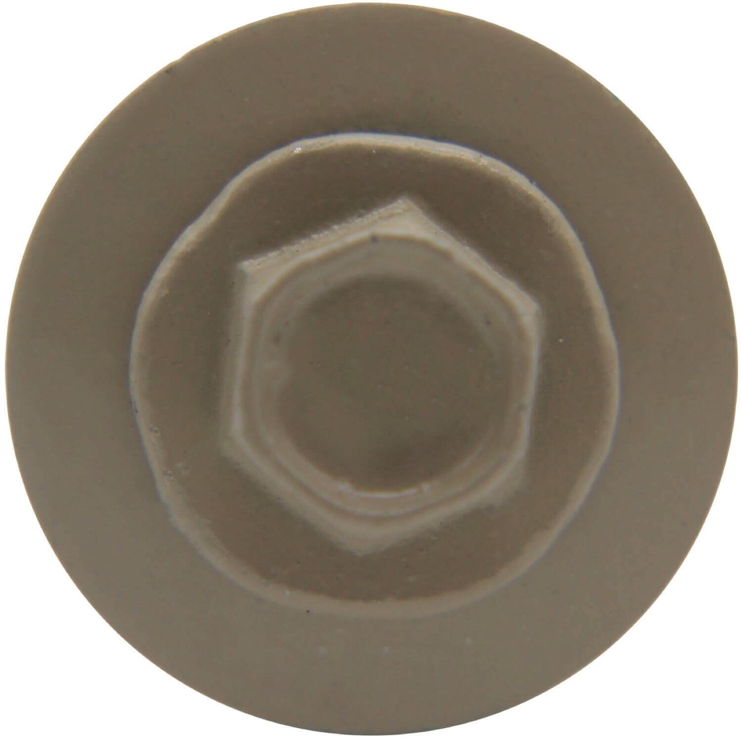 #10 X 1" HI-LO Zinc Aluminum Cap Metal Roofing Screws - Hex Washer Head - Self starting/self tapping - EPDM washer. Colored head.