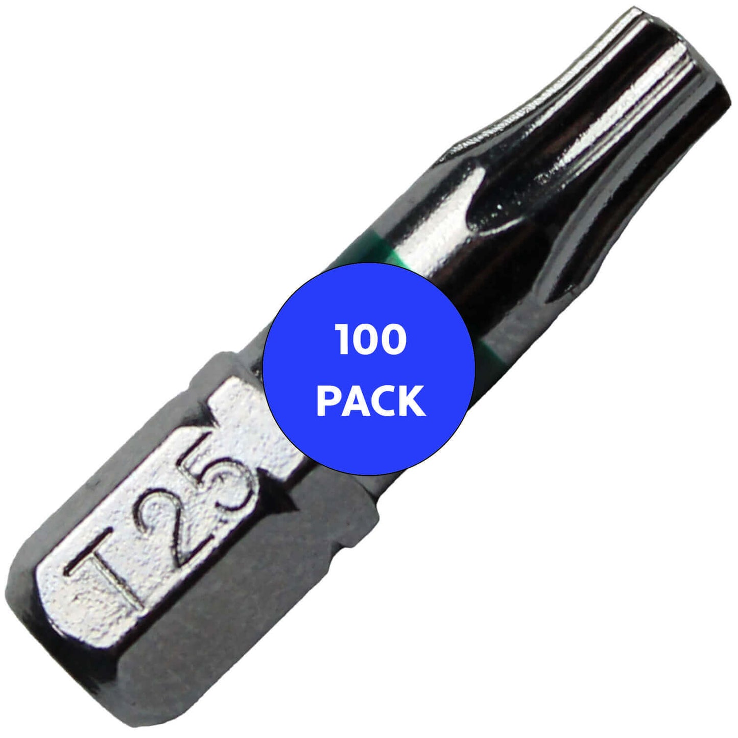 T25 (T-25) Torx/Star Driver Bit - Color Coded  Torx/Star Drive Quick Change Shank Bit for Screws and Fasteners Requiring T25 (T-25) Size Bits