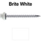 10 X 2-1/2" HI-LO Zinc Aluminum Cap Metal Roofing Screws - Hex Washer Head - Self starting/self tapping - EPDM washer. Colored head.