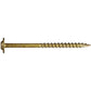 7 x 2-1/2" Bronze Star Multipurpose Exterior Coated Modified Truss Head Cabinet Wood Screw, Torx Drive (OVERSTOCK)