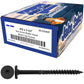 #15 Black Wafer Head Structural Lag Screws. Used for Log Construction, Timber Framing, Laminated Beams and Pole Barns Among Other Uses. T-30 Torx/Star Drive