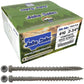 #10 x 2-3/4" Colored Composite Decking Wood Screws with Torx/Star Drive Head (T20 Bit), Exterior Coated, Compatible with Pressure Treated and ACQ Lumber