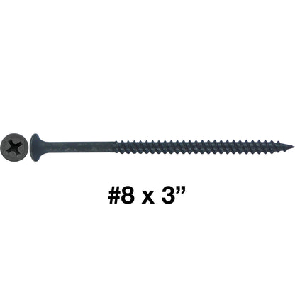 Gray Phosphate Fine Thread Drywall Screws-  Gypsum board, Sheetrock, Plasterboard Screws. Use for all purpose wood screws.