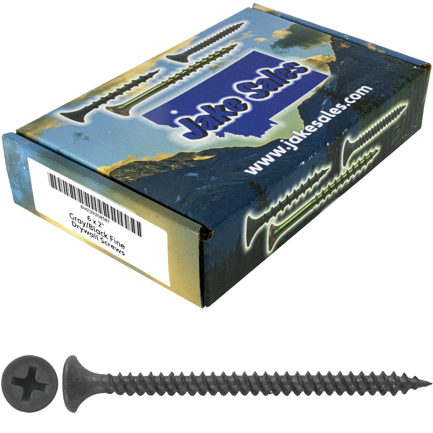 Gray Phosphate Fine Thread Drywall Screws-  Gypsum board, Sheetrock, Plasterboard Screws. Use for all purpose wood screws.