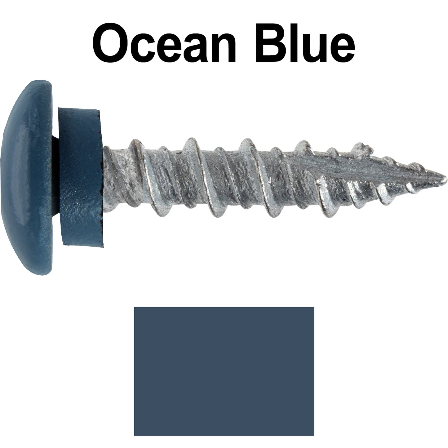 10 X 1" - LOW PROFILE Star Head Roofing Screws - HI-LO Thread - Metal To Wood - T25 Torx Drive Head - EPDM washer.