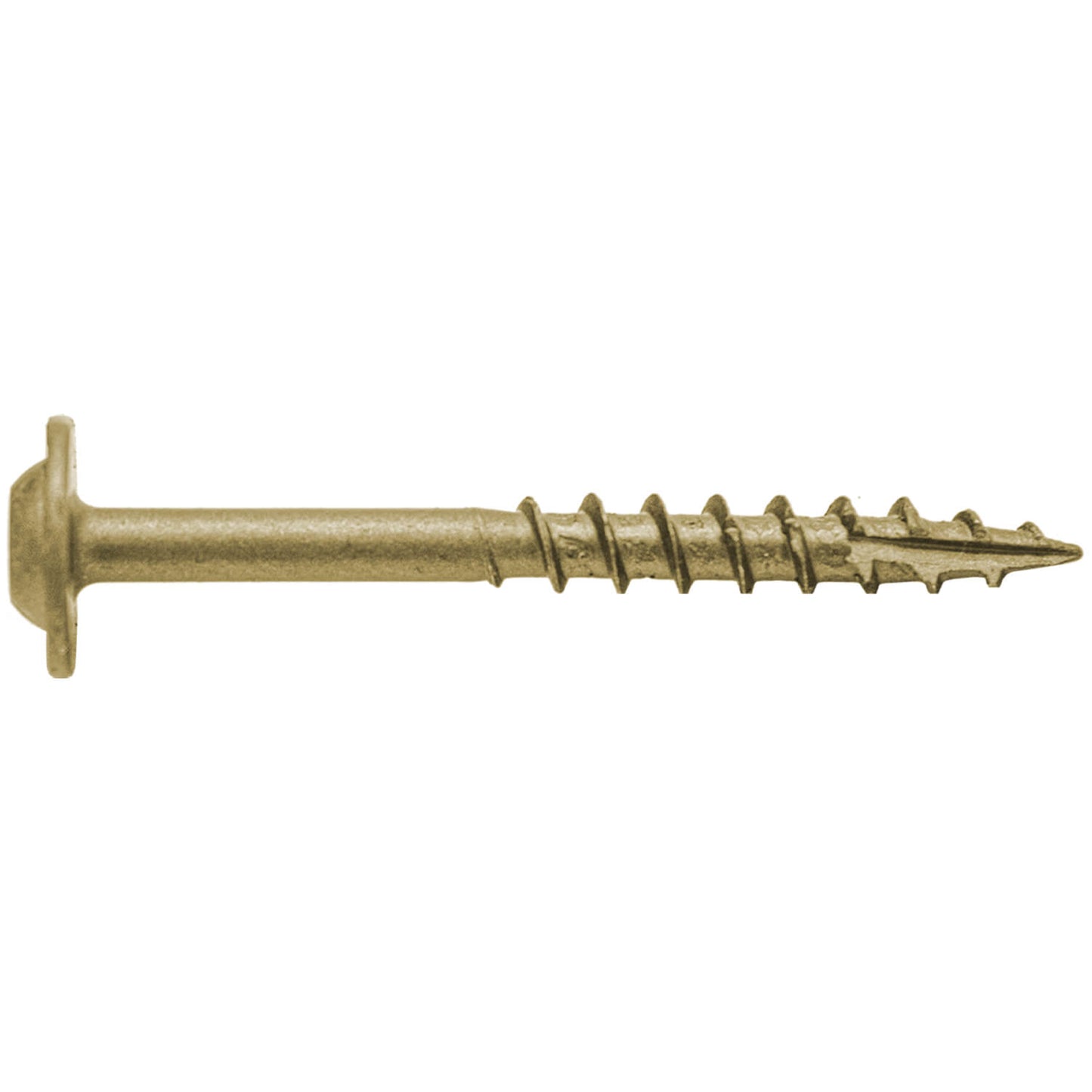 7x1-5/8" Bronze Star Multipurpose Exterior Coated Modified Truss Head Cabinet Wood Screw, Torx Drive - (Full Box Pallet) ~120,960 Screw Count. (OVERSTOCK)