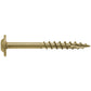 7x1-1/4" Bronze Star Multipurpose Exterior Coated Modified Truss Head Cabinet Wood Screw, Torx Drive (OVERSTOCK)