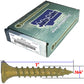 #8 x 3/4" - 2" Bronze Exterior Coated Wood Screw Torx/Star Drive Head - Multipurpose Exterior Coated Torx/Star Drive Wood Screws