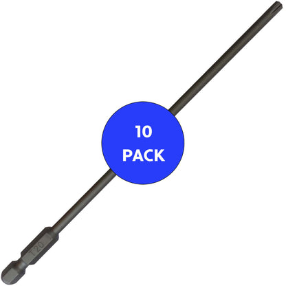 T20 (T-20) Torx/Star Driver Bit - Color Coded Torx/Star Drive Quick Change Shank Bit for Screws and Fasteners Requiring T20 (T-20)