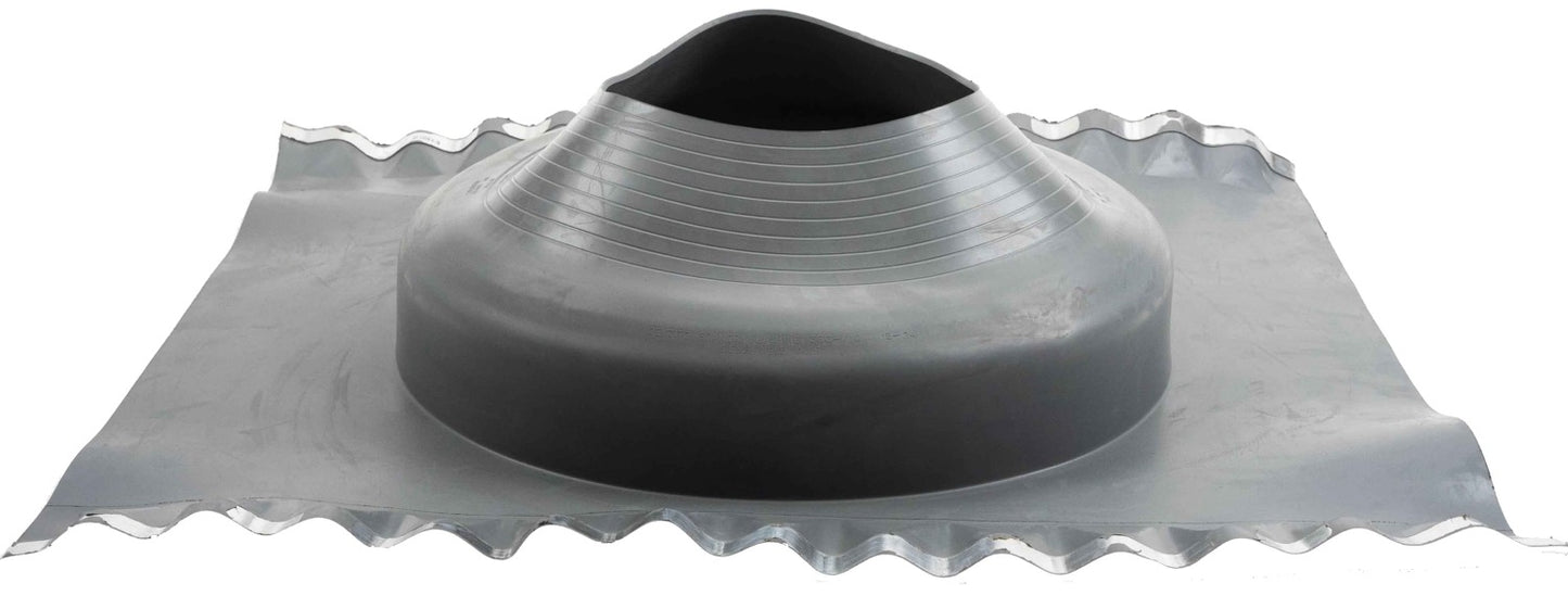 Dektite Low or High Profile R-Panel Roofing. High Temperature and Low Temperature (EPDM) Pipe Flashing For Deep Ribbed Roofing Profiles