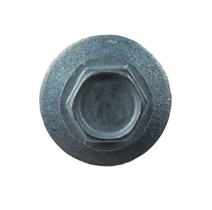 #10 x 3" Mini Driller Sheet Metal Roofing Screw - Hex Washer Head -  Self starting metal to wood siding screws. EPDM washer. Colored head.