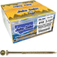 #10 Gold Star/Torx Drive Zinc Coated T-25 Flat Head Wood Screws