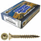 #10 Yellow Zinc Coated General Purpose Wood Screws. Torx/Star Drive Head - Multipurpose Torx/Star Drive Wood Screws