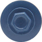 #10 X 1" HI-LO Zinc Aluminum Cap Metal Roofing Screws - Hex Washer Head - Self starting/self tapping - EPDM washer. Colored head.