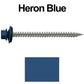 9 x 2-1/2" Stainless Steel Metal Roofing Screws (250) Hex head sheet metal roofing screw. Self-Piercing (SP) tip metal to wood siding screws EPDM washer. All colors are Special Order