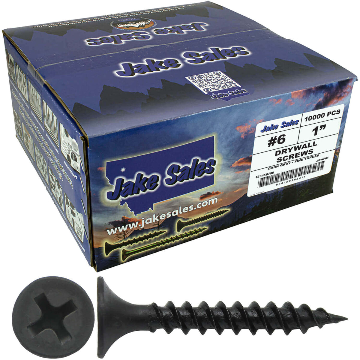 Gray Phosphate Fine Thread Drywall Screws – Drywall, Gypsum, Sheetrock, Wood