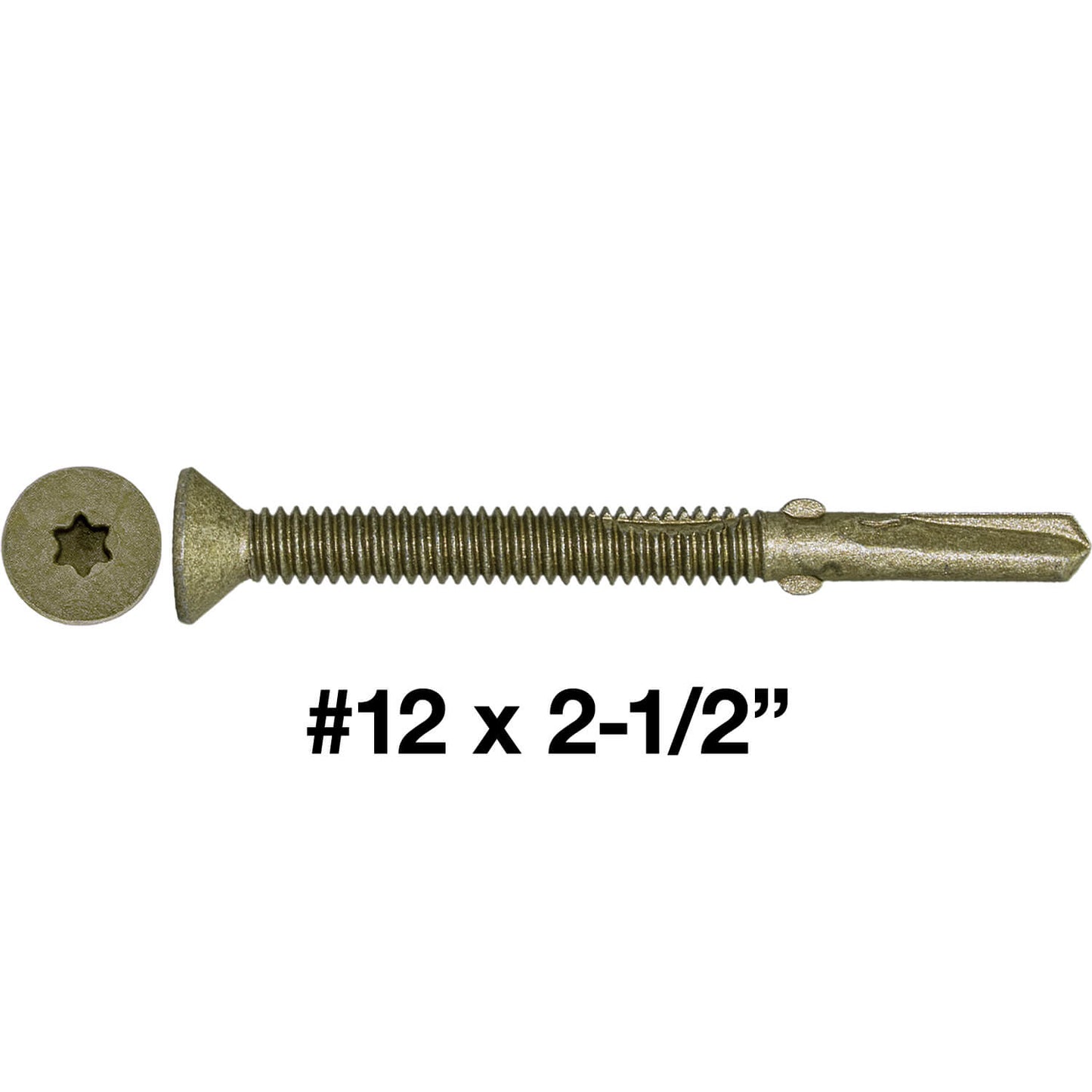 Reamer Tek Torx/Star Head Self-Drilling Wood to Metal Screws - for Flatbeds, Trailers or Fastening Wood to Steel