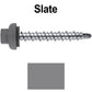 10 X 1-1/2” Zinc Aluminum Cap MINI-DRILLER Roofing Screws HI-LO THREAD Zinc Plated Carbon Steel Shank - EPDM Washer - Colored head