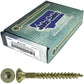 #8 x 3/4" - 2" Bronze Exterior Coated Wood Screw Torx/Star Drive Head - Multipurpose Exterior Coated Torx/Star Drive Wood Screws