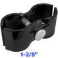Black Powder Coated Chain Link Fence Panel Clamps with Bolts & Nuts - Saddle Clamps for Dog Kennels and Temporary Fencing