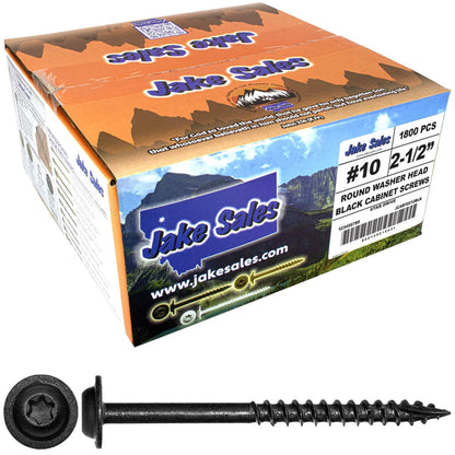 #10 Round Washer Head Truss Head Screw. Torx/Star Drive Head Wood Screws. Multipurpose Cabinet, Furniture, Siding and Trim and General Construction