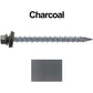 #10 x 2-1/2"   Metal ROOFING SCREWS: (250) Galvanized Hex Head Sheet Metal Roof Screw. Self starting metal to wood siding screws. EPDM washer