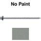 #10 x 4" Metal ROOFING SCREWS - Hex Washer Head - Self starting/self tapping - EPDM washer. Colored head.