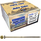 #14 Construction Lag Screws - Exterior Coated Torx/Star Drive Heavy Duty Structural Lag With Modified Truss Washer Head