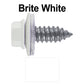 17 x 3/4" Metal Roofing Screws - Metal Panel to Metal Purlins and Recovery Screws - Hex Washer Head - EPDM washer.
