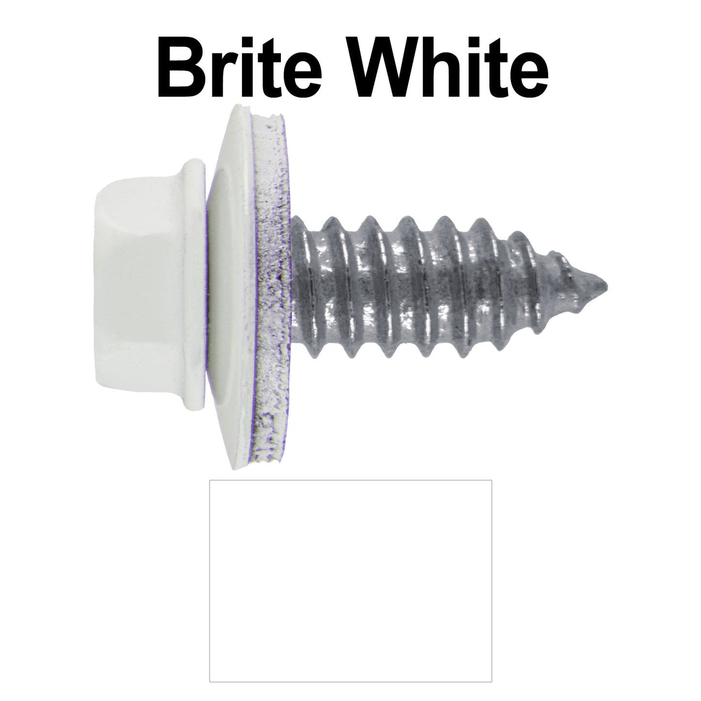 17 x 3/4" Metal Roofing Screws - Metal Panel to Metal Purlins and Recovery Screws - Hex Washer Head - EPDM washer.
