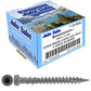 #10 x 1-3/4" Colored Composite Decking Wood Screws with Torx/Star Drive Head (T20 Bit), Exterior Coated, Compatible with Pressure Treated and ACQ Lumber