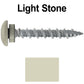 10 x 1-1/2” LOW PROFILE Star Head Roofing Screws - HI-LO Thread - Metal To Wood - T25 Torx Drive Head - EPDM washer