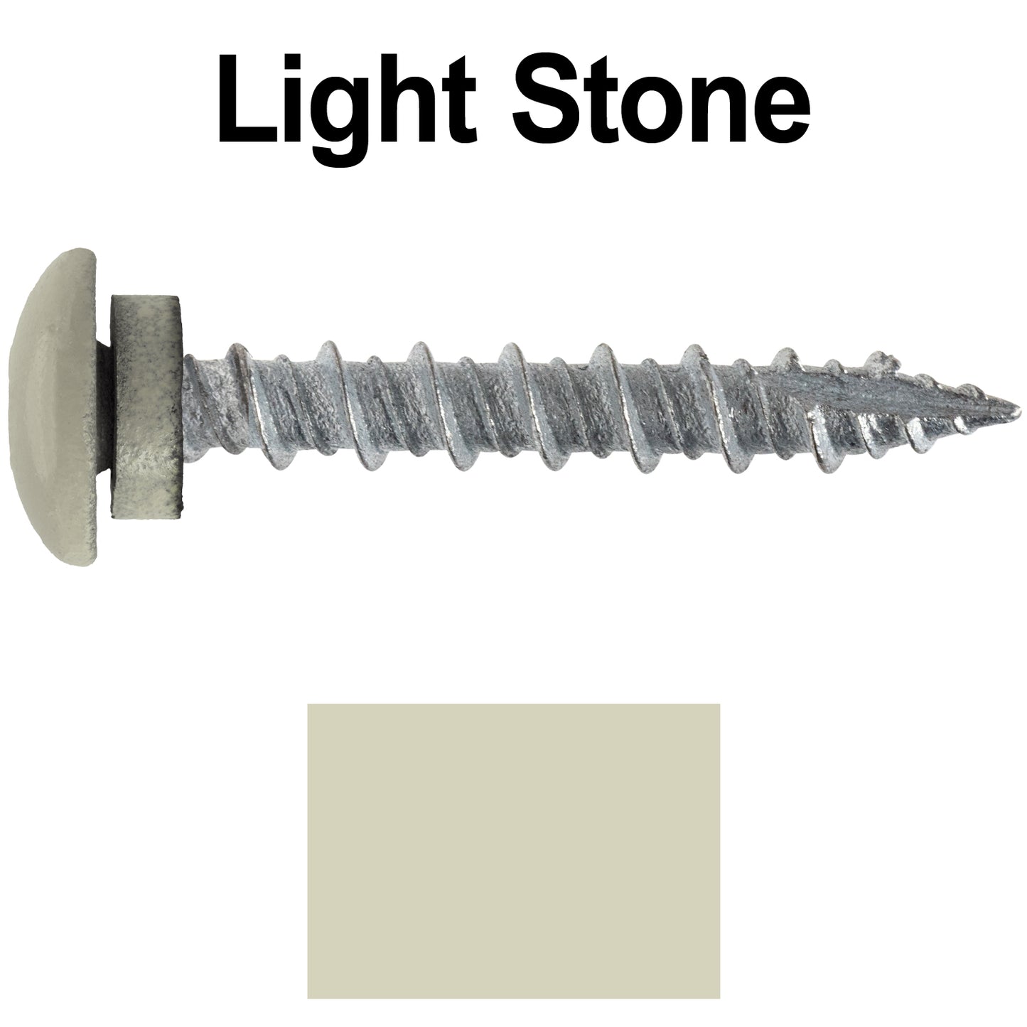 10 x 1-1/2” LOW PROFILE Star Head Roofing Screws - HI-LO Thread - Metal To Wood - T25 Torx Drive Head - EPDM washer