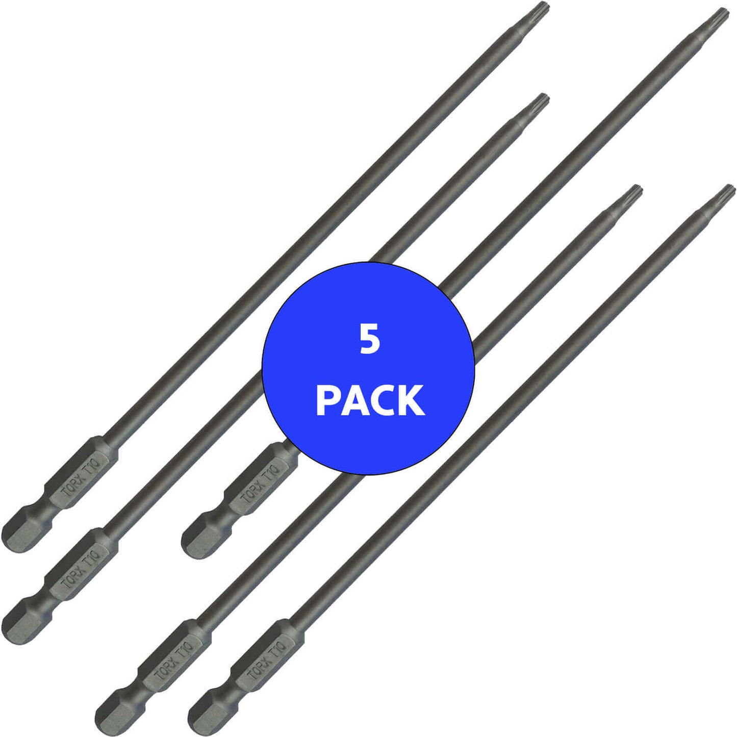 T10 (T-10) Torx/Star Driver Bit - Color Coded Torx/Star Drive Bit for Screws and Fasteners Requiring T10 (T-10) Size Bits