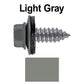 17 x 3/4" Metal Roofing Screws - Metal Panel to Metal Purlins and Recovery Screws - Hex Washer Head - EPDM washer.