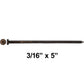 Ring Shank Common Bright and Spike Nails - Used for landscaping timbers, railroad ties, pole barns and load bearing structures